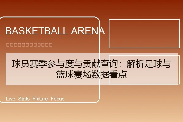 球员赛季参与度与贡献查询：解析足球与篮球赛场数据看点
